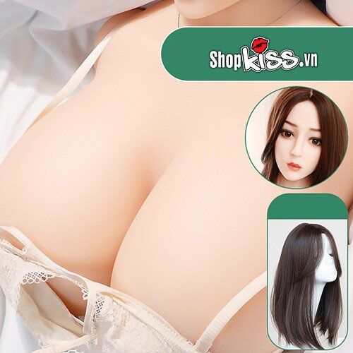 Búp Bê Tình Dục Bán Thân Mặt Vú To Silicone TPE Cao Cấp