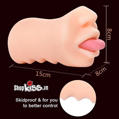 Âm đạo giả miệng silicon mềm mại an toàn kích thích mạnh