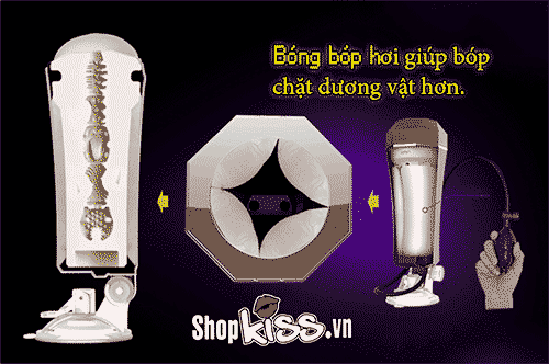 Cốc Thủ Dâm Leten Diamond Nhật Tự Động Co Bóp Siêu Thật