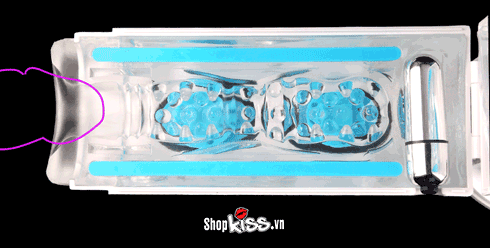 Cốc thủ dâm đôi gắn tường rung Nhật Bản siêu phê, giá tốt