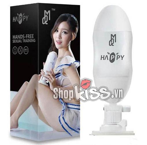 Cốc Thủ Dâm 2 Đầu Gắn Tường Xoay 180 Độ Tăng Khoái Cảm