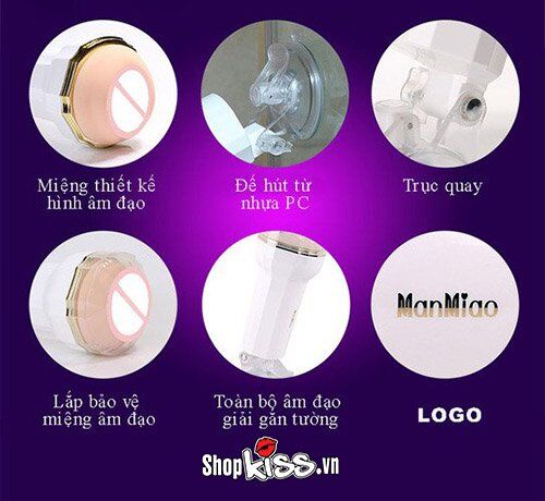  Bảng giá Âm đạo giả gắn tường Manmiao X3 cho cảm giác như thật chính hãng