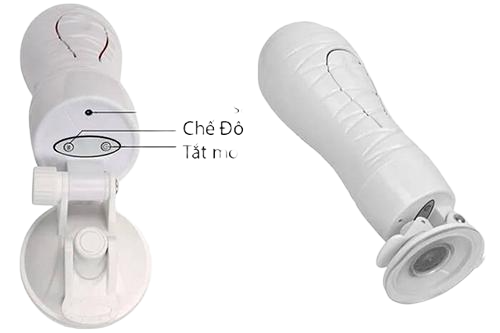 Âm đạo giả gắn tường Crazy Bull Flora silicon cao cấp rung bóp 