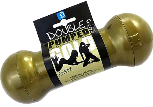 Âm đạo giả 2 đầu Double Pumped Gold silicon cao cấp thiết kế độc đáo cho nam 