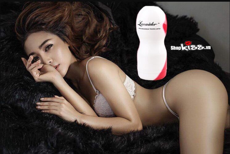 Âm đạo giả Loveaider gân gai siêu sướng, silicon mềm an toàn