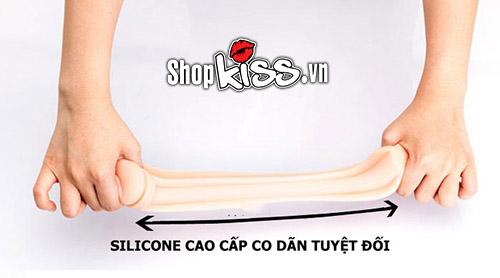 Âm đạo giả Loveaider gân gai siêu sướng, silicon mềm an toàn