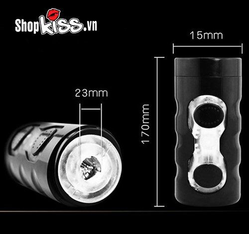 Cốc Thủ Dâm Youcup Tách Đôi Silicon Cao Cấp Mềm Mại Đen Trắng