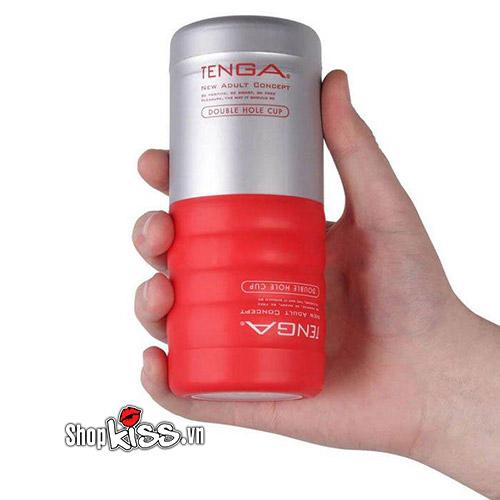 Cốc thủ dâm Tenga 2 đầu nhập khẩu Nhật silicon mềm mại rung rên dễ dùng