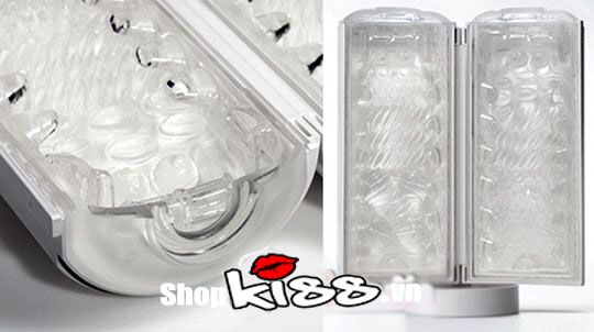 Cốc thủ dâm tách đôi Tenga Flip 2G đen silicon cao cấp cho nam cực đã