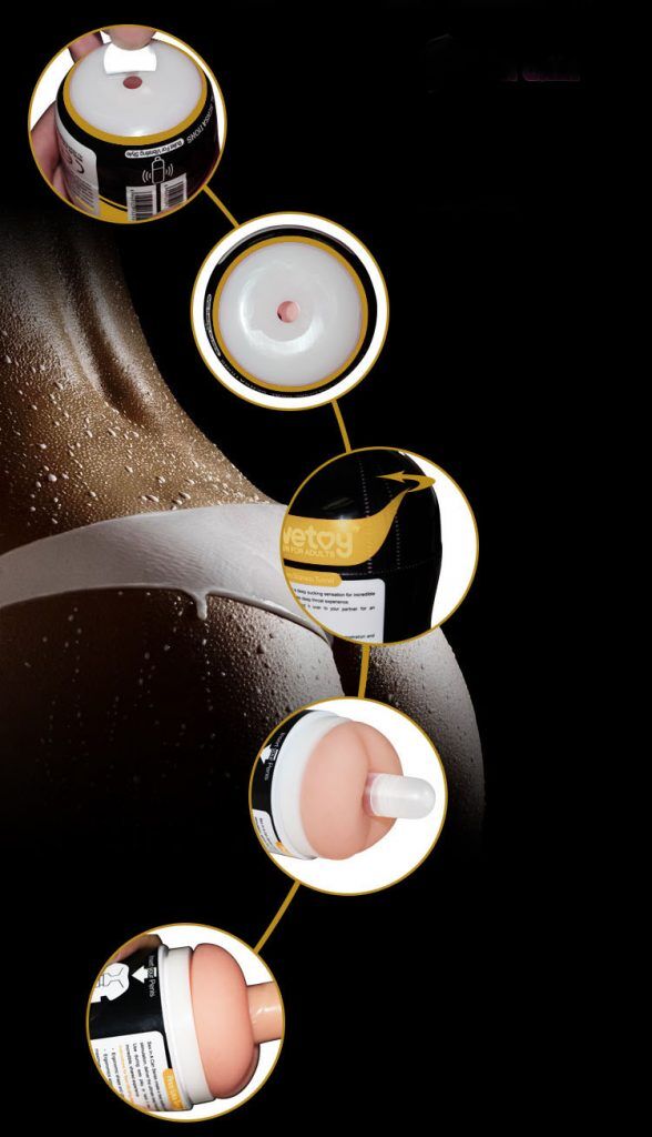 Cốc Thủ Dâm Rung Lovetoy Anus Silicon TPE Chống Thấm Siêu Thỏa Mãn