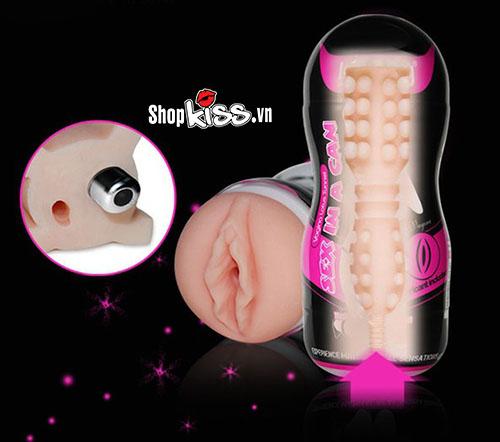 Cốc thủ dâm Lovetoy Vagina silicon cao cấp rung mạnh