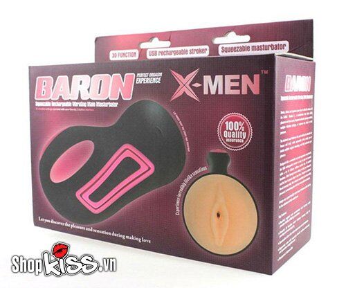 Âm đạo giả Xmen 30 chế độ rung silicon cao cấp chống thấm thoải mái thủ dâm
