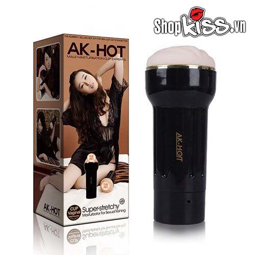 Âm đạo giả AK Hot Hoa hồng đen siêu kích thích chất liệu cao cấp mềm mịn