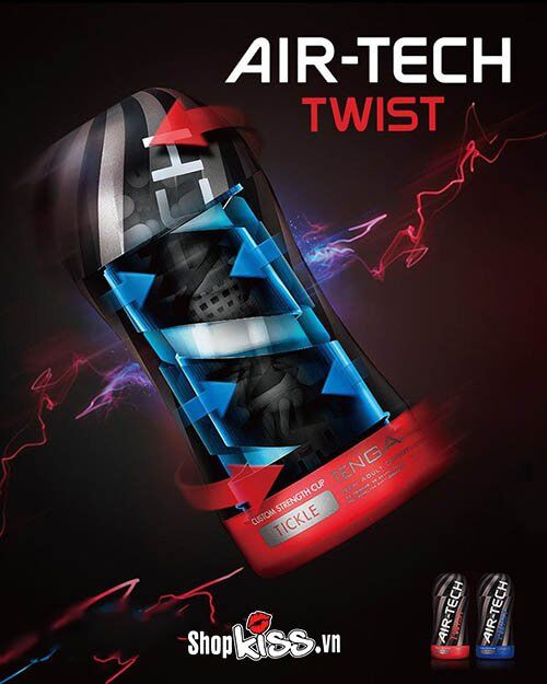 Cốc thủ dâm Tenga Airtech Twist sang trọng tăng khoái cảm cực đỉnh
