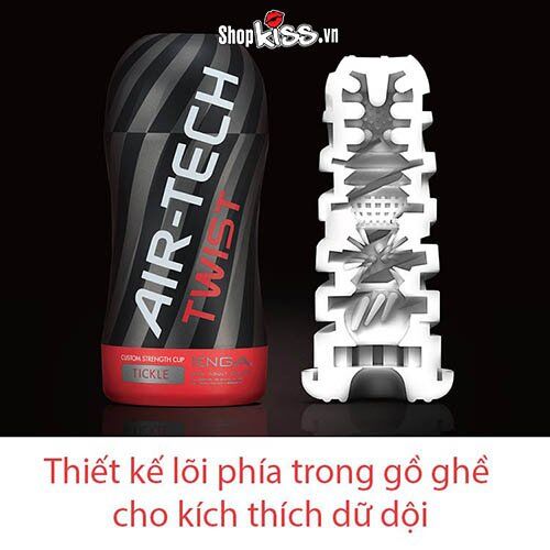 Cốc thủ dâm Tenga Airtech Twist sang trọng tăng khoái cảm cực đỉnh