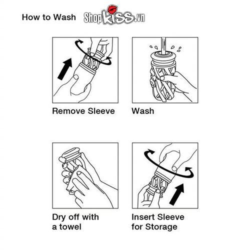 Cốc thủ dâm nam Tenga Air Cushion silicon an toàn hiệu quả