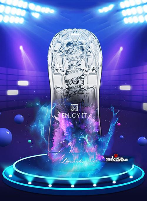 LoveAider Transparent Male Masturbator Compact Pleasure