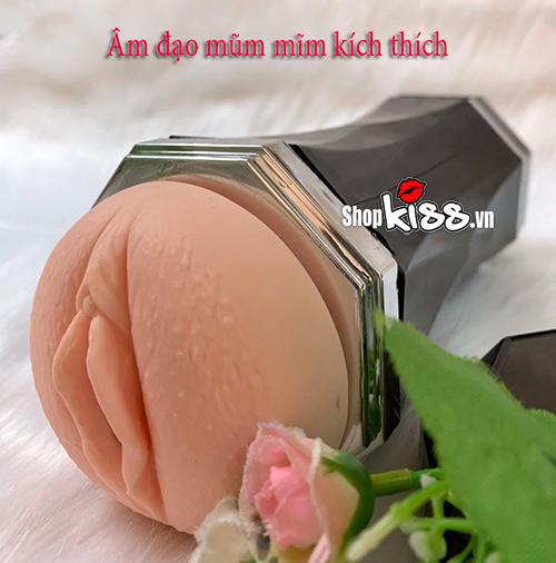 Âm đạo giả 2 đầu rung mạnh silicon mềm mại cho nam cực phê