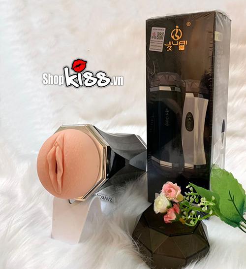 Âm đạo giả 2 đầu rung mạnh silicon mềm mại cho nam cực phê