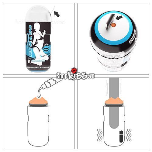 Cốc thủ dâm miệng rung Lovetoy silicon dẻo dai an toàn kích thích mạnh mẽ