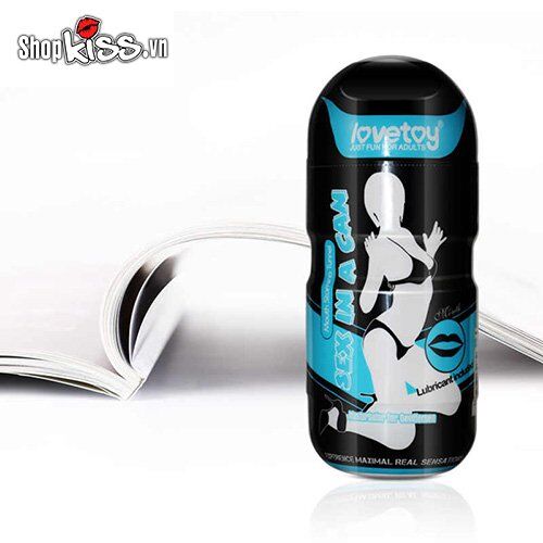 Cốc thủ dâm miệng rung Lovetoy silicon dẻo dai an toàn kích thích mạnh mẽ