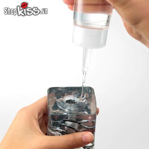 Âm đạo giả Tenga Crysta Leaf trong suốt silicon đàn hồi an toàn