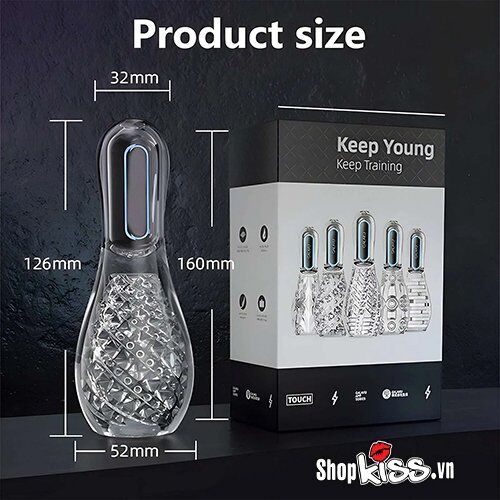 Galaku Keep Young Transparent Bowling-shaped Masturbator