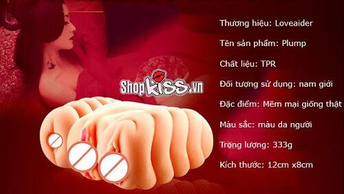 Âm đạo giả LoveAider Plump silicon TPR mềm chống thấm thuận tiện