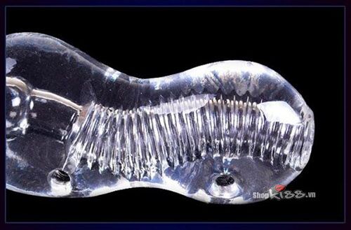 Âm Đạo Giả Thủy Tinh Mặt Trăng Mềm Mại Kích Thích Cực Đã