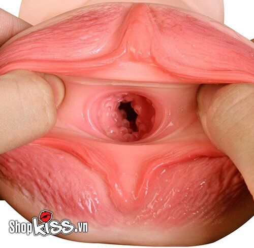 Âm đạo giả silicon 2 đầu Jiuai cao cấp an toàn dễ dùng cho nam