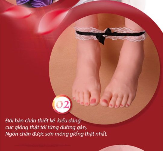 Búp bê bơm hơi cao cấp người tình 155cm siêu mềm rung rên