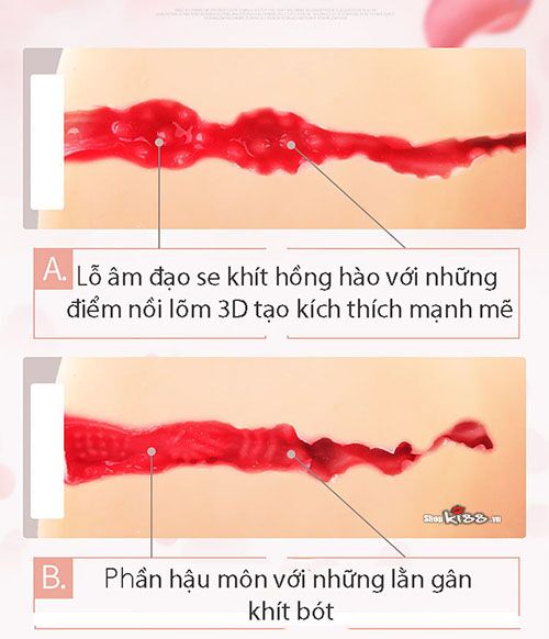 Búp bê silicone mini bán thân cao cấp giải tỏa sinh lý kích thích nam giới