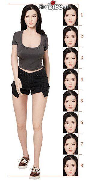 Búp bê tình dục silicone cao cấp cô giáo Akina chân thực