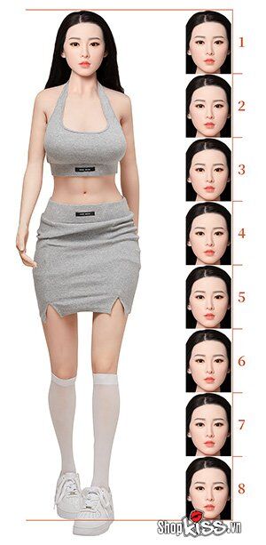 Búp bê silicone ZiaYu Nhật Bản cực thực cao cấp, chân thực