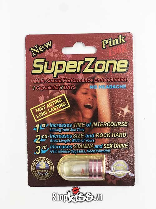 Cường dương kéo dài thời gian SuperZone thảo dược tăng sức bền