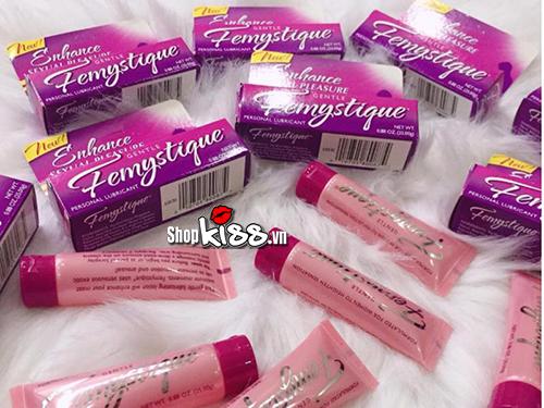 Gel bôi trơn Femystigue Mỹ tăng khoái cảm giúp hưng phấn tự nhiên hơn