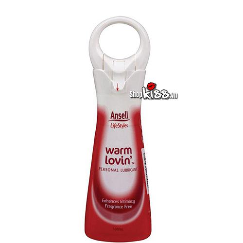 Gel bôi trơn LifeStyles Warm Lovin Đức cao cấp tăng kích thích