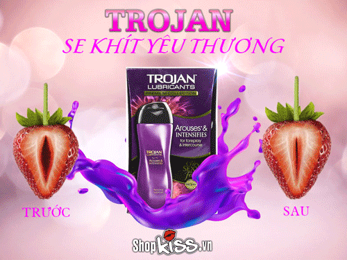 Gel se khít âm đạo Trojan Arouses tăng cảm giác mạnh