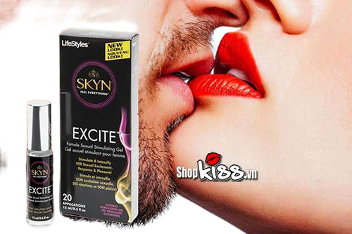 gel bôi trơn tăng khoái cảm nữ lifestyle excite chính hãng 