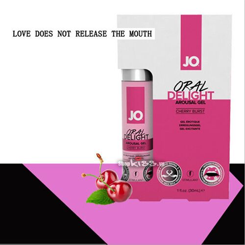 Gel Jo Oral Delight gel bôi tăng khoái cảm quan hệ bằng miệng hấp dẫn an toàn