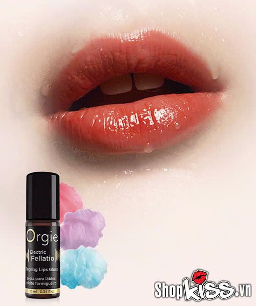 Son bóng Oralsex rung mạnh Orgie Electric Fellatio kích thích