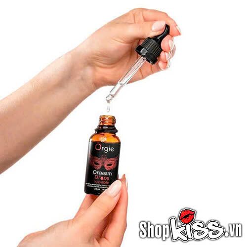 Gel tăng khoái cảm nữ Orgie Orgasm Drops có vị ngon kích thích