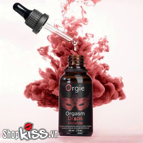 Gel tăng khoái cảm nữ Orgie Orgasm Drops có vị ngon kích thích