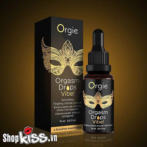 Dung dịch kích thích Orgie Orgasm Drops Vibe tăng khoái cảm