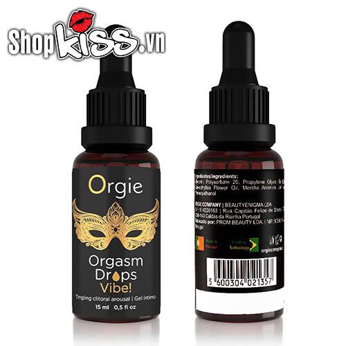 Dung dịch kích thích Orgie Orgasm Drops Vibe tăng khoái cảm