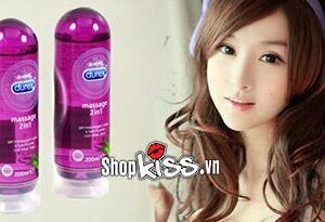 Gel bôi trơn Durex Play Massage gốc nước hương lô hội dịu nhẹ 200ml 