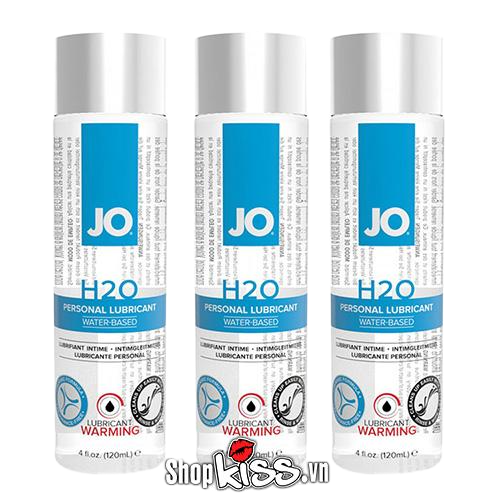 Gel Bôi Trơn Nóng Gốc Nước Jo H2O Warming 120ml An Toàn 