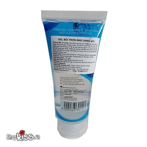 Gel gốc nước INNO Malaysia 100gr dưỡng ẩm mượt da mềm mại