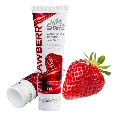 Gel bôi trơn gốc nước hương dâu Wet Stuff mềm mượt an toàn cho da 