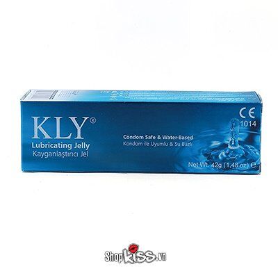 Gel bôi trơn gốc nước KLY Jelly 42g an toàn dịu nhẹ dễ sử dụng